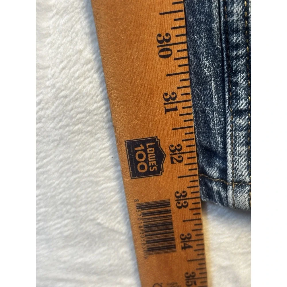 Levi 551 Mens Jeans Size 32x34 (actual‎ 32x33) Signature Straight Leg Cotton